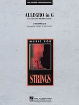 Allegro in G Orchestra sheet music cover